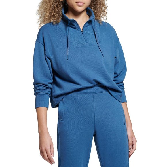 New BASS OUTDOOR Women's Batona French Terry Half-Zip Sweatshirt - Picture 1 of 5